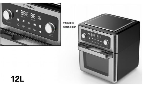 뿌리 채소를 위한 120V 1.7KW 즉석 에어 프라이어 오븐 가정 전기 오븐